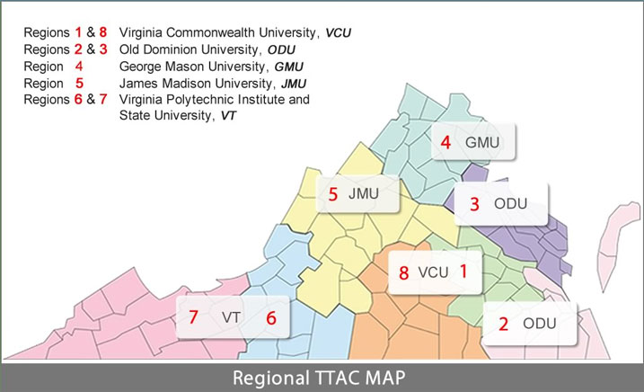 Regional TTAC Map